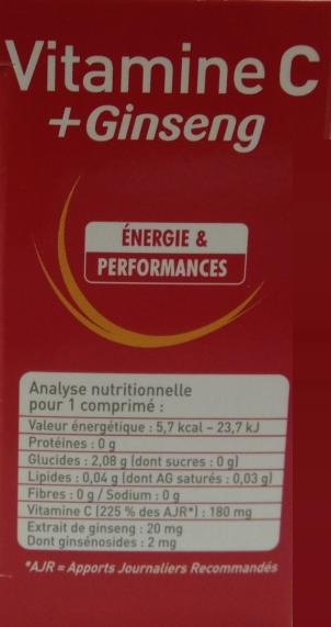 Vitarmonyl Vitamine C + Ginseng